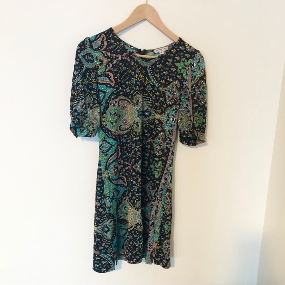 Vintage Paisley Pattern Midi Dress | Nieves Lavi